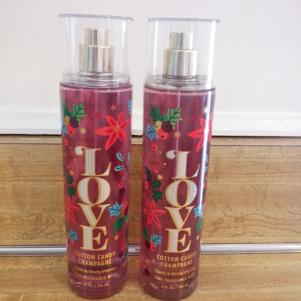 Cotton Candy Champagne Body Mists by Bath & Body Works NEW!